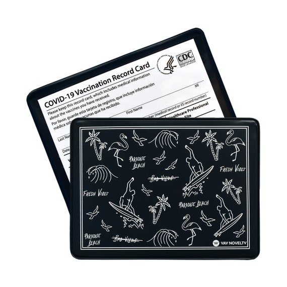 vaccine card sleeve CDC Vaccination Card Protector, Immunization Record Vaccine Card Holde –  Mars Med Supply main image 0