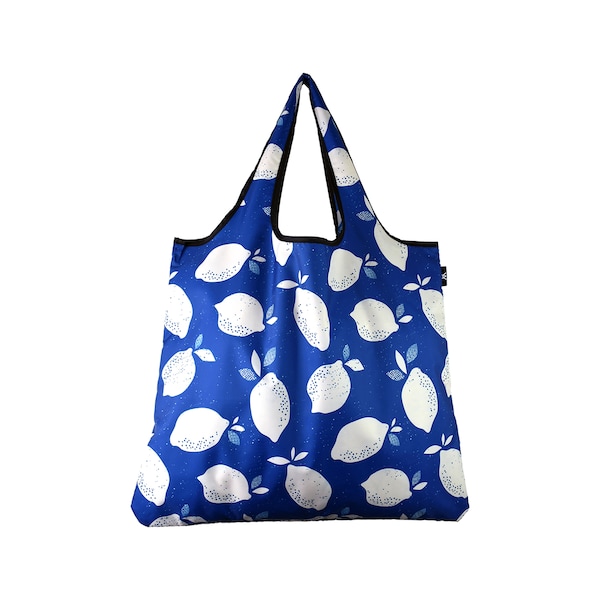 Zippered Foldable Shopping Bag Etsy