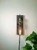 The Walter Edison Wall sconce-Plug in Sconce-Table lamp-Steampunk lamp-Rustic home decor-Gift for men-Farmhouse decor-Bedside lamp 
