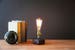Table lamp-Desk lamp-Edison Steampunk lamp-Rustic home decor-Gift for men-Farmhouse decor-Home decor-Desk accessories-Industrial lighting
