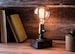 Table lamp-Desk lamp-Edison Steampunk lamp-Rustic home decor-Gift for men-Farmhouse decor-Home decor-Desk accessories-Industrial lighting 