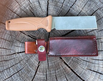 Camillus Swedge Sheath | Custom Leather | Personalized | Bushcraft | EDC | Mens Gift | Father | Groomsman