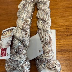 ArtYarns Beaded Silk Sequins Light.  20% off