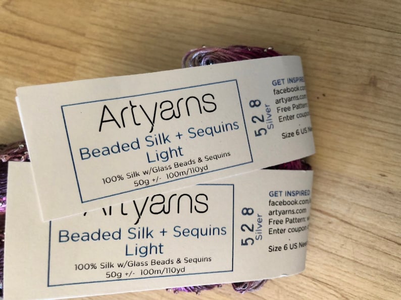 Sequins Light Art Yarns Beaded Normally 64.00 30/% discount at checkout.