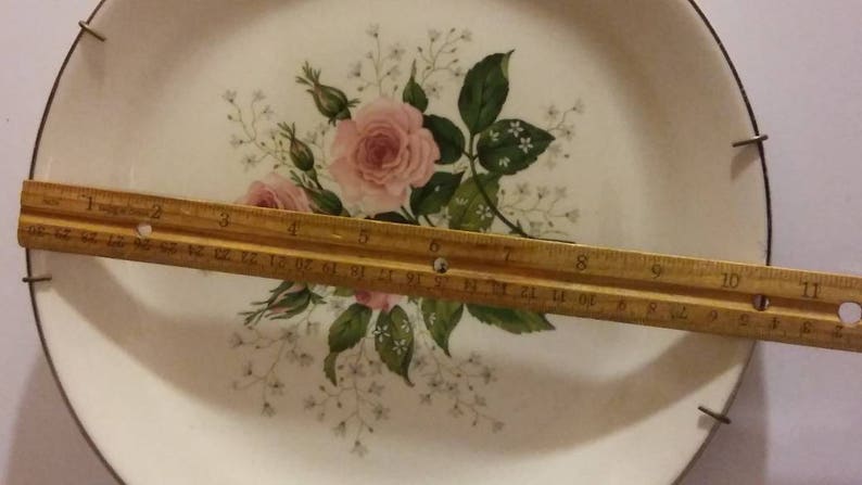 Tea Rose by Royal China Plate USA 1950/'s.