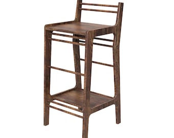 Bar Stool, Designer Chair, Modern Chair, Wooden Stool, Bar Chair, Kitchen Hoker, Mid Century Stool