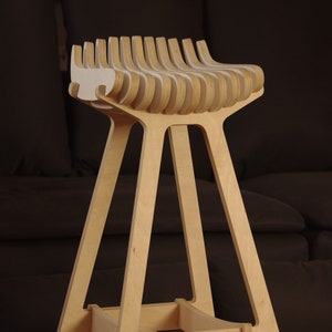 Bar stool WHITE , design chair, modern chair, industrial stool, wood stool, bar chair, Kitchen Hoker, scandinavian Design