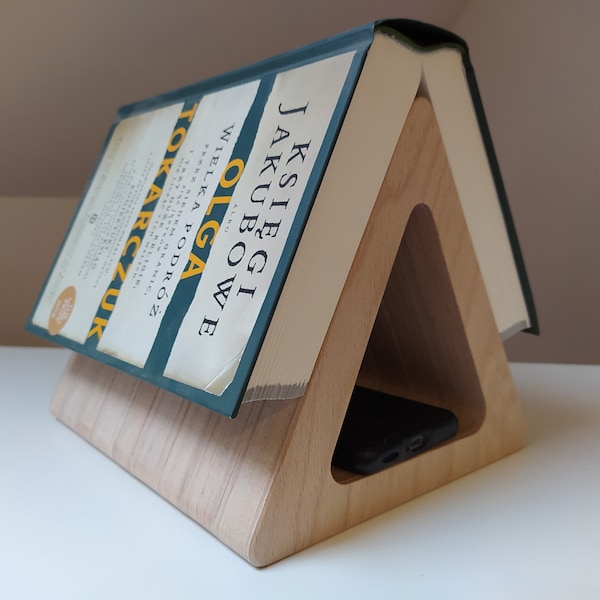 Handmade Triangle Bookmark, Organizer for Book Lovers, Stand for books, handmade wooden bookmark,  Book stand,  book triangle