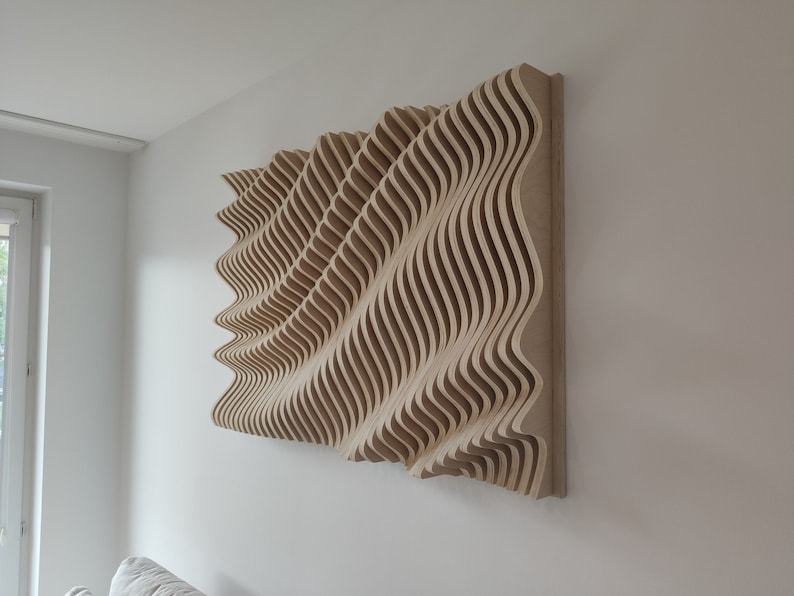 Wall Art NEODECO Parametric Wood - Award Winning 3D Wall Sculpture