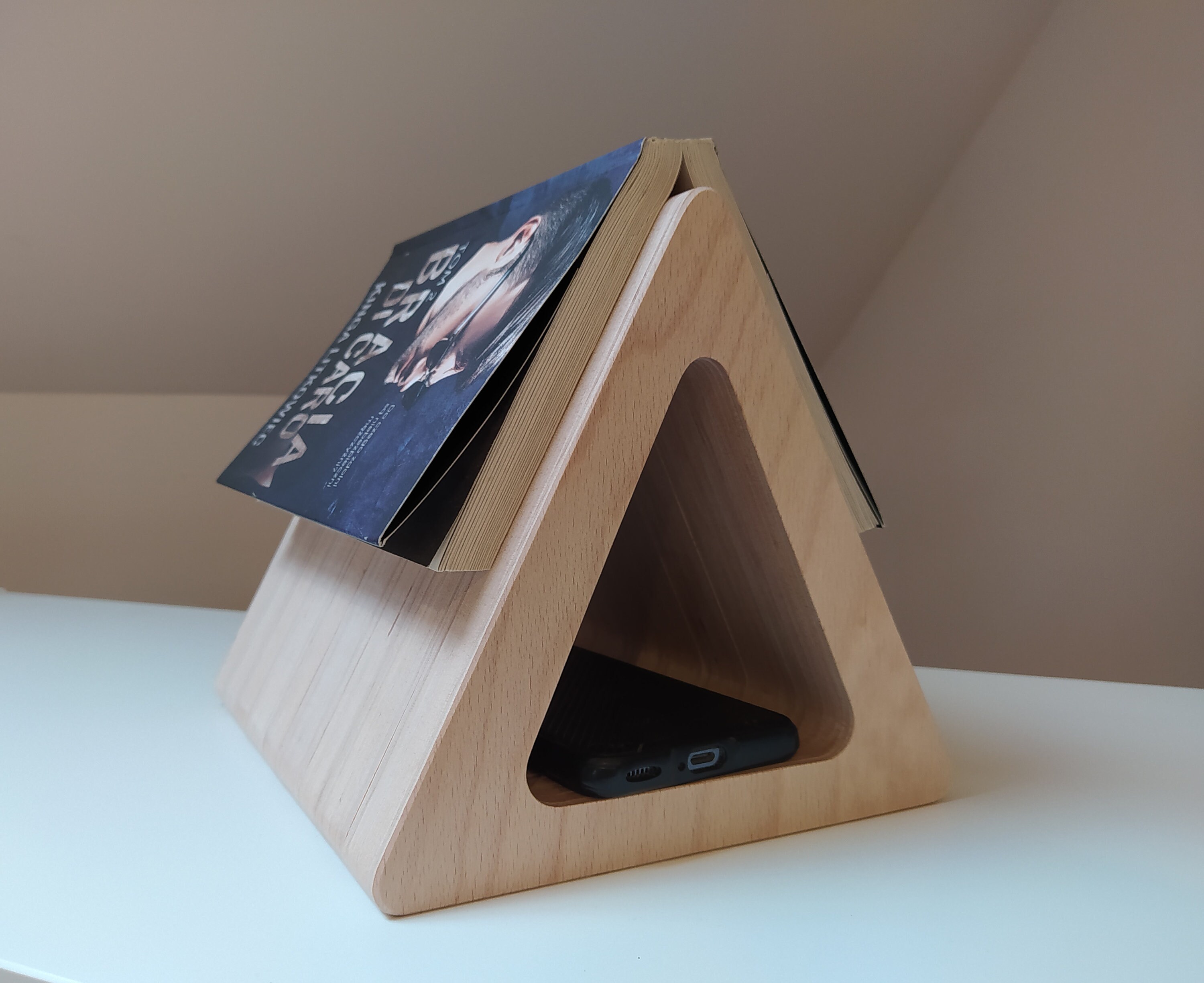 Handmade Triangle Bookmark Organizer for Book Lovers Stand Etsy UK