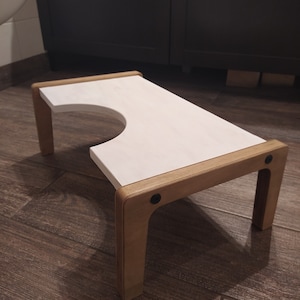 Kakkruk, badkamer moderne kruk, kaksteun, badkamer voetenbankje, handgemaakte badkamerkruk