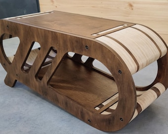 MId Century console, modern design, walnut