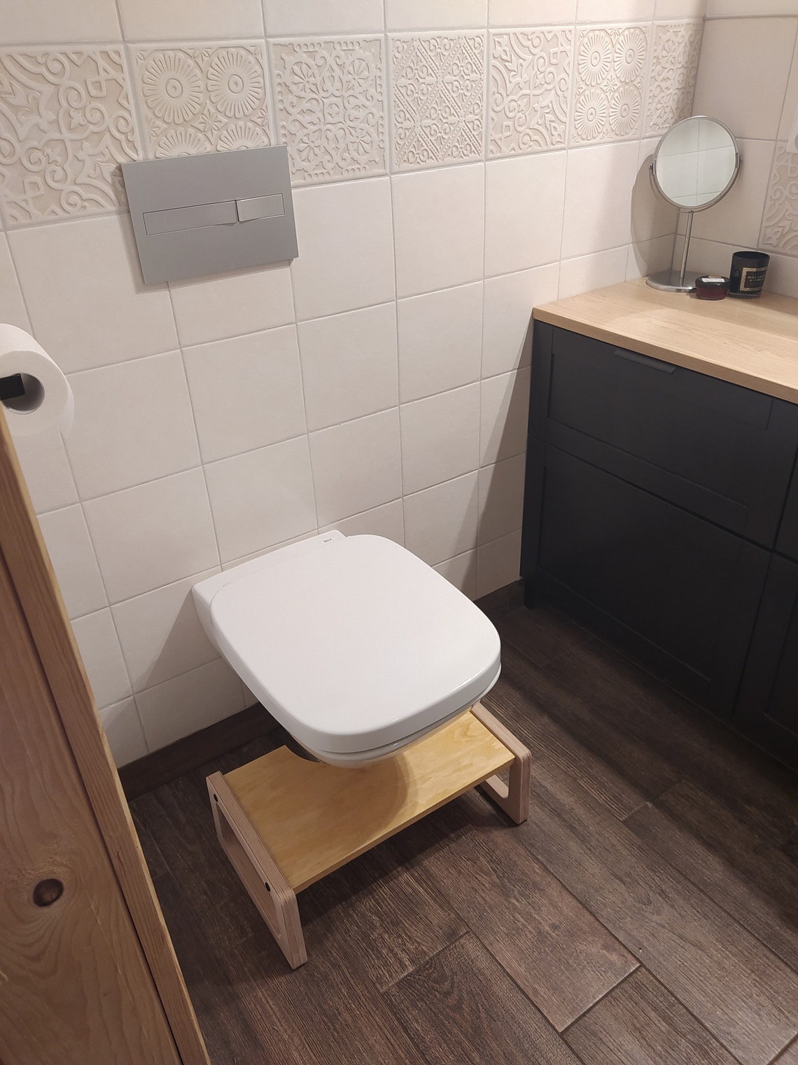 Poop Stool Bathroom Modern Stool Poop Support Bathroom - Etsy