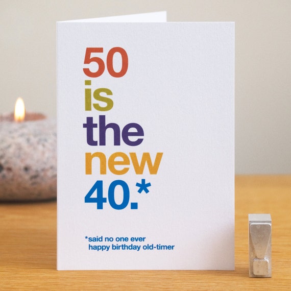 Lustige 50 Geburtstag Karte 50 Geburtstagskarte 50 Etsy