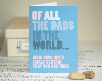 Funny And Insulting Father's Day Card