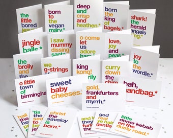 Funny Autocorrect Christmas Card Multipack x 24