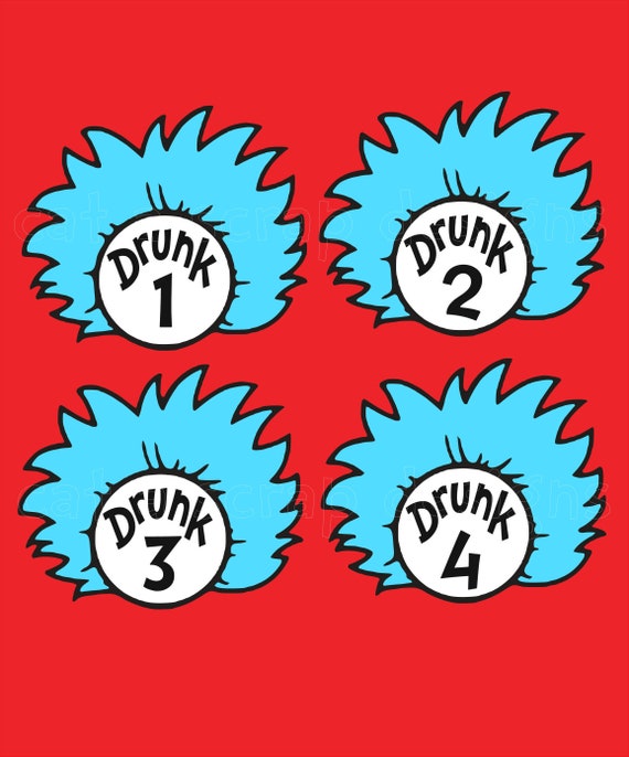drunk 1 2 3 4 blue hair popular svg instant digital download etsy