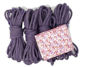 Lavender shibari rope bondage kit - seasonal