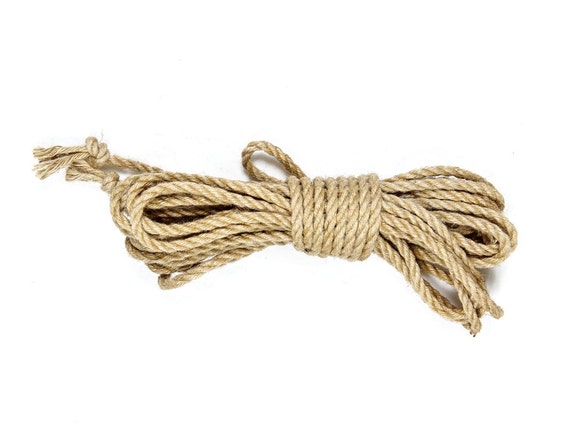 Unprocessed Jute Bondage Rope Single Ply 