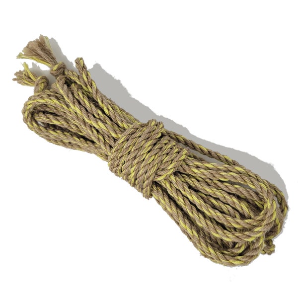Reinforced jute rope