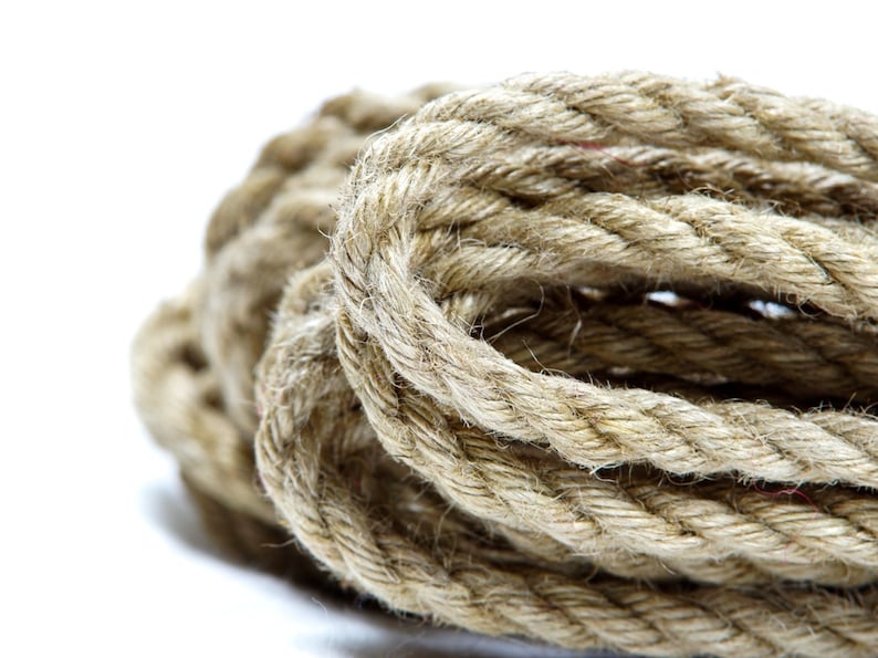 Fribrous Rope Natural Jute Bondage Rope - Single Ply - Etsy