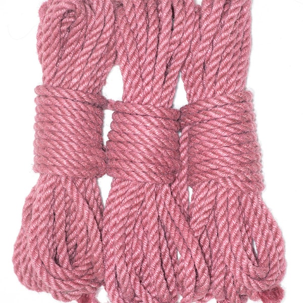 Jute bondage rope - pink