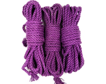 Jute bondage rope - Purple