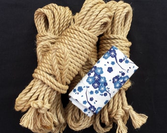 Starter shibari rope bondage kit