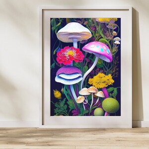 Plakat/pocztówka/dekoracja w stylu fantasy wysokiej rozdzielczości do natychmiastowego pobrania 5 obrazów