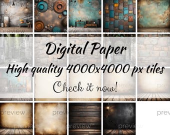 Modern Interior Design Print: Textured Wall Art, Stylish Decor (Digital Download PNG Files)