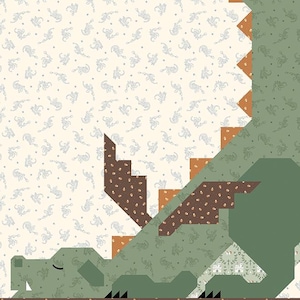 Dragon Dreams Baby Quilt Pattern by Apples & Beavers