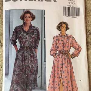 Butterick 6264 Women&#39;s Dress Pattern Size 8-10-12