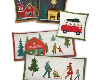 PREORDER Christmas Is In Town by Sandy Gervais - Machine Embroidery USB