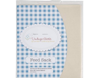 Lori Holt Vintage Cloth 14-Count Aida Feed Sack