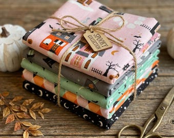 Frank and Friends Fat Quarter Bundle Halloween Fabric