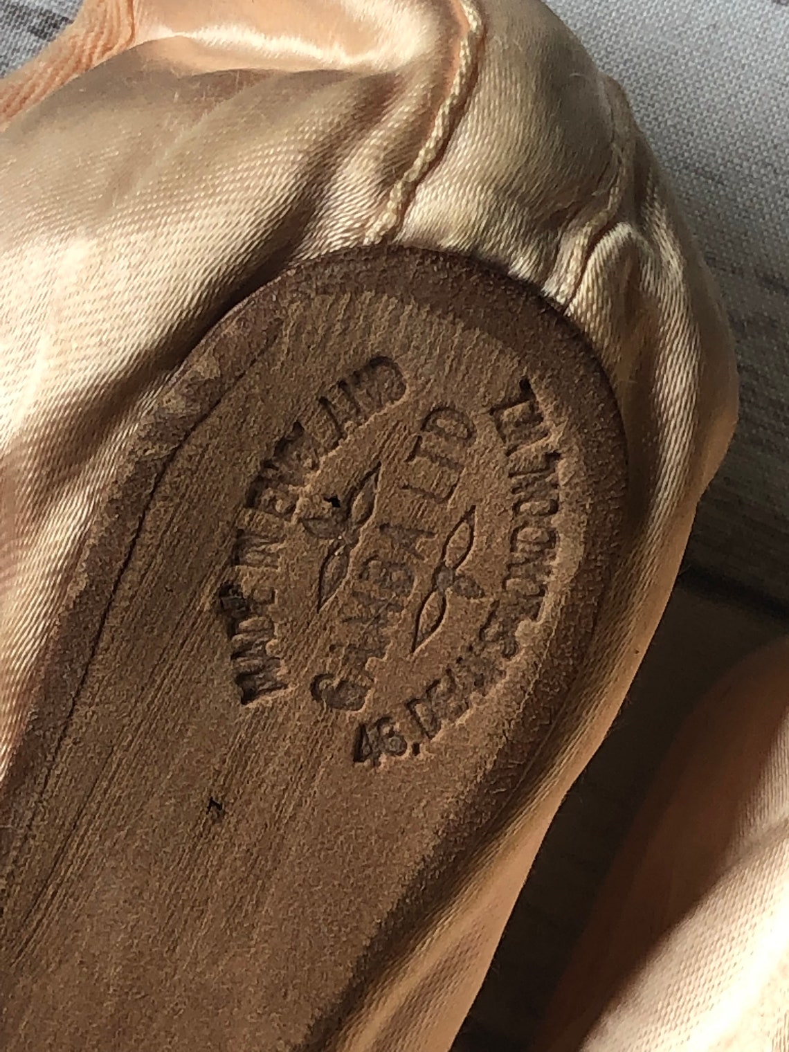 Gamba Vintage Pointe Shoes Ballet Shoes Etsy