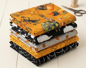 Spooky Fat Quarter Bundle Halloween Fabric