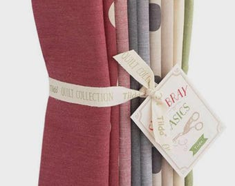 Tilda Seasonal Chambray FQB 9pc Winter Hues TIL300221