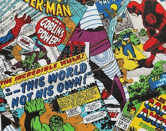Super Hero Fabric, Cotton Quilting Fabric
