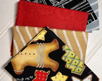 Gingerbread Fat Quarter Bundle by J. Wecker Frisch for Riley Blake Designs