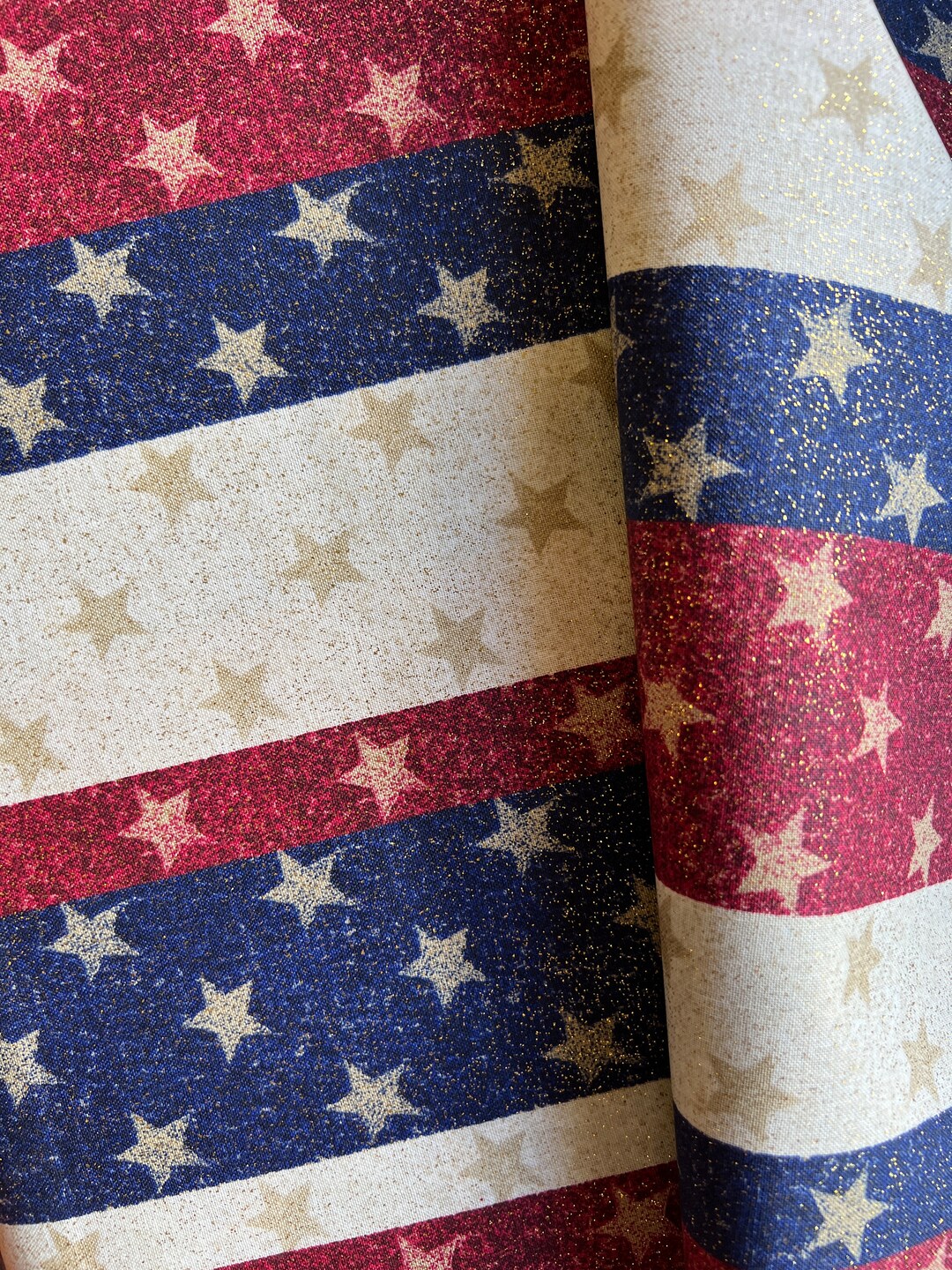 Patriotic Quilt Fabric by the Yard Etsy