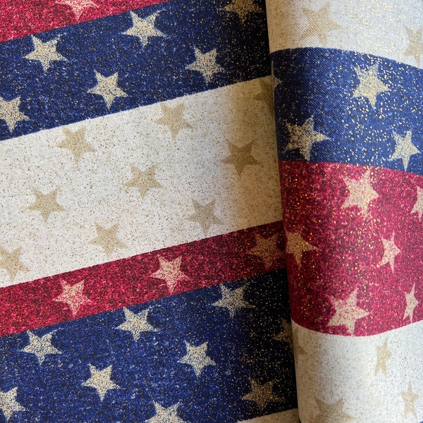 Patriotic Quilt Fabric by the Yard