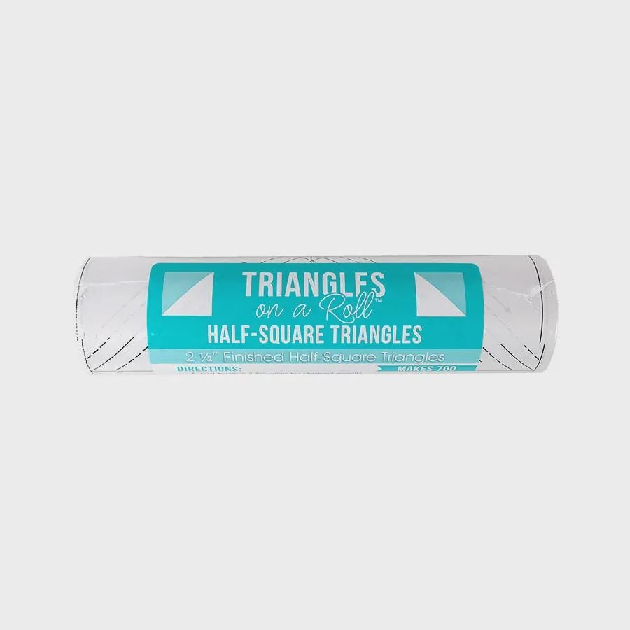 Triangles on a Roll 2 1/2" Half Square Triangle Paper - It's Sew Emma ...