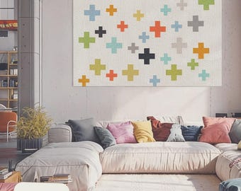 Pluses Quilt Pattern by Zen Chic Quilt Patterns