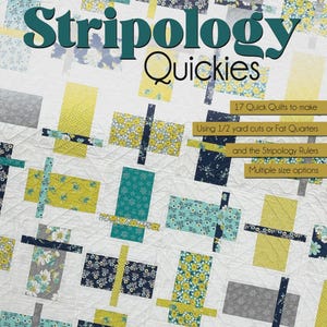 Stripology Quickies Book - Features 17 Quick Quilts Using Stripology Rulers - GE Designs