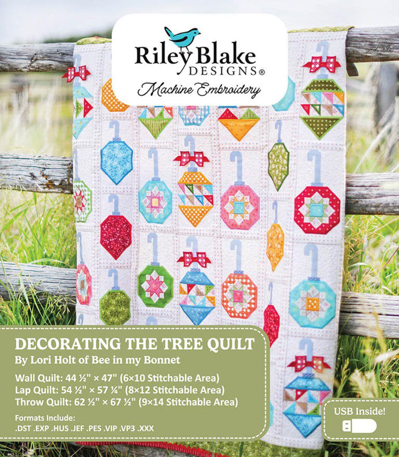Tree Quilt Kit Preorder Decorating the Tree Quilt Kit by Lori Holt USB for Machine ...