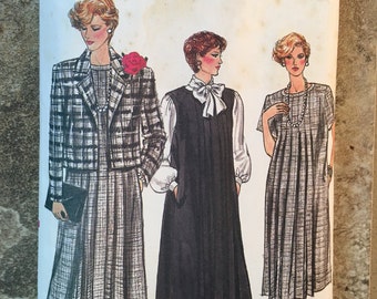 Vogue 9507 Complete Uncut Factory Folds Vintage 80s Sewing Pattern  Hideously Ugly Maternity Wear Very Princess Diana Truly Terrible Sz 12 34 -  Etsy