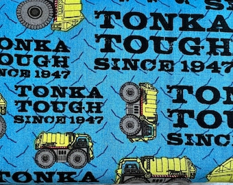 Tonka Trucks Fat Quarter Quilt Fabric