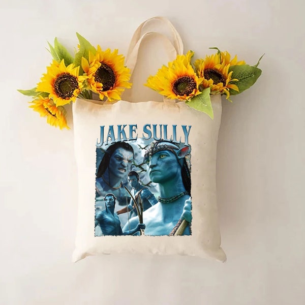 Jake Sully Tote, Avatar Printed The Way Of Water Tote, Neteyam Avatar 2 Tote