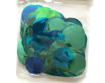 Foils Confetti green / turquoise / blue